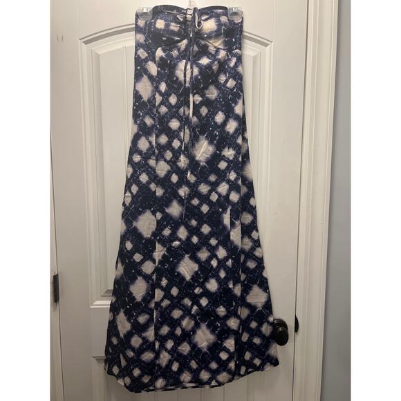 NWT Lauren Conrad Women’s Strapless Bohemian‎ Rhapsody Halter Maxi Dress Size 2 - Picture 1 of 7